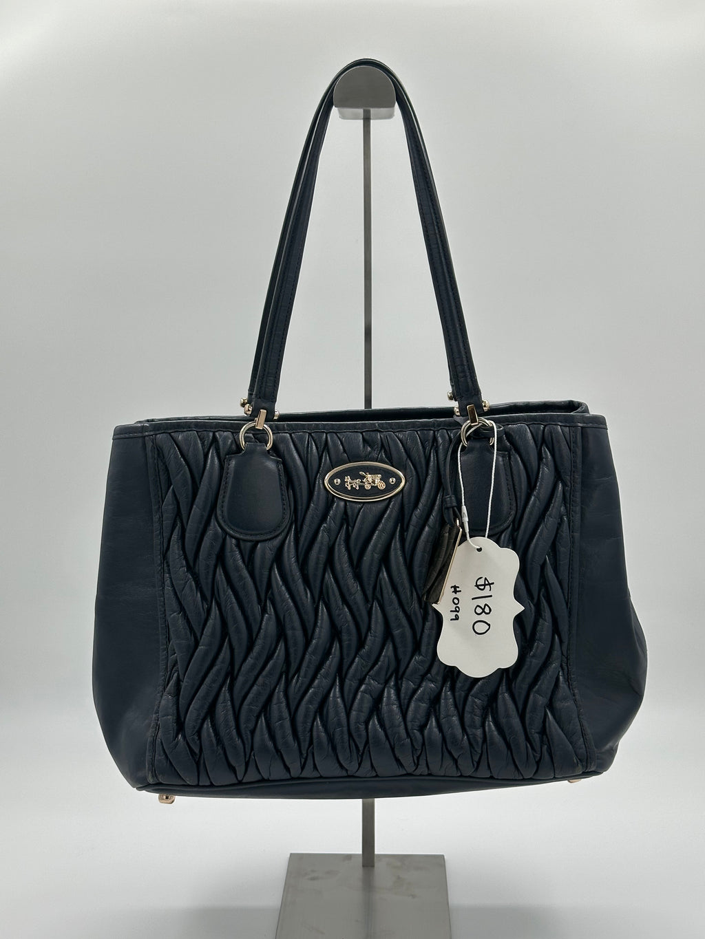 Coach Kitt Carryall in Gathered Leather Bag