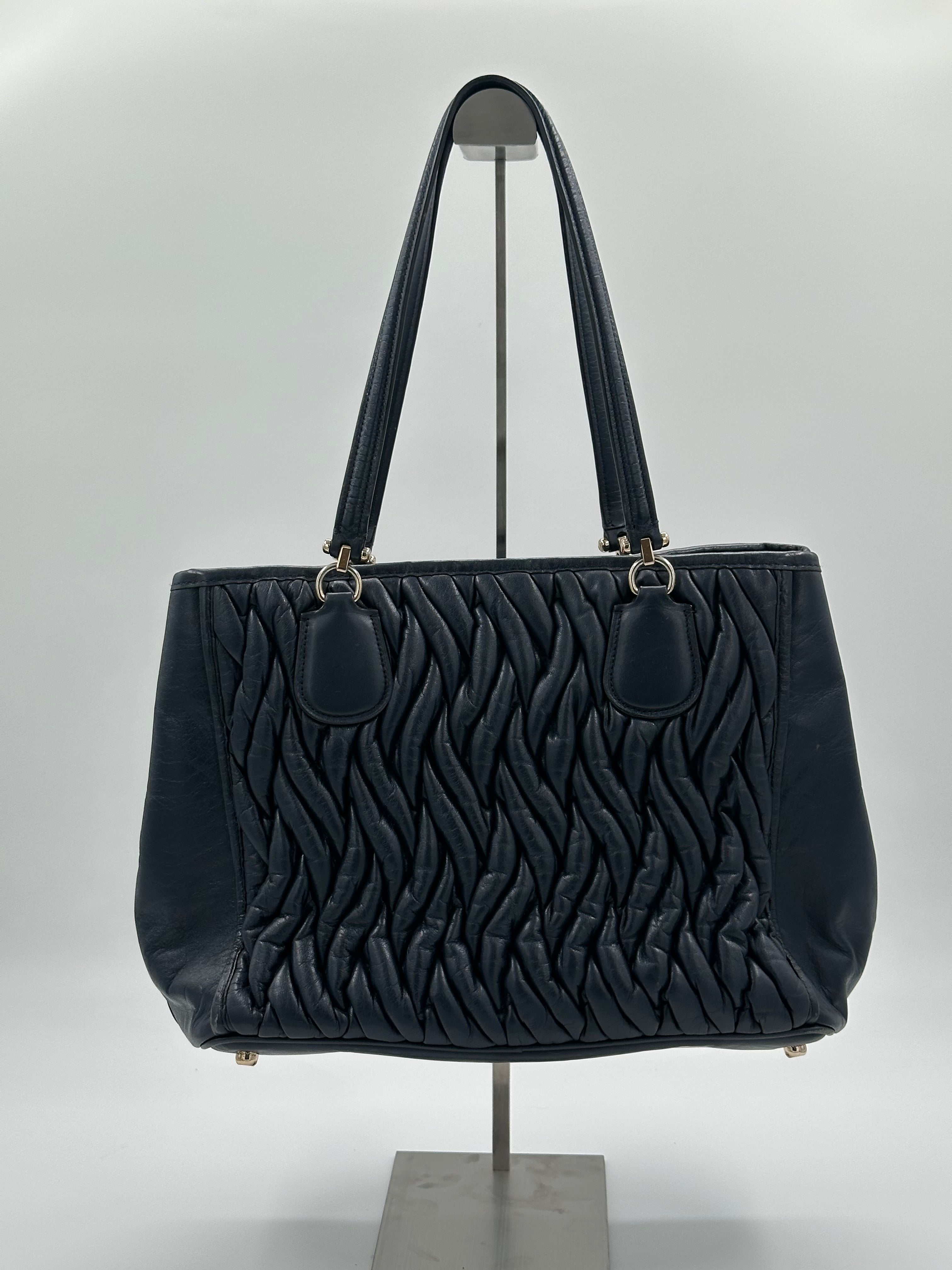 Coach Kitt Carryall in Gathered Leather Bag
