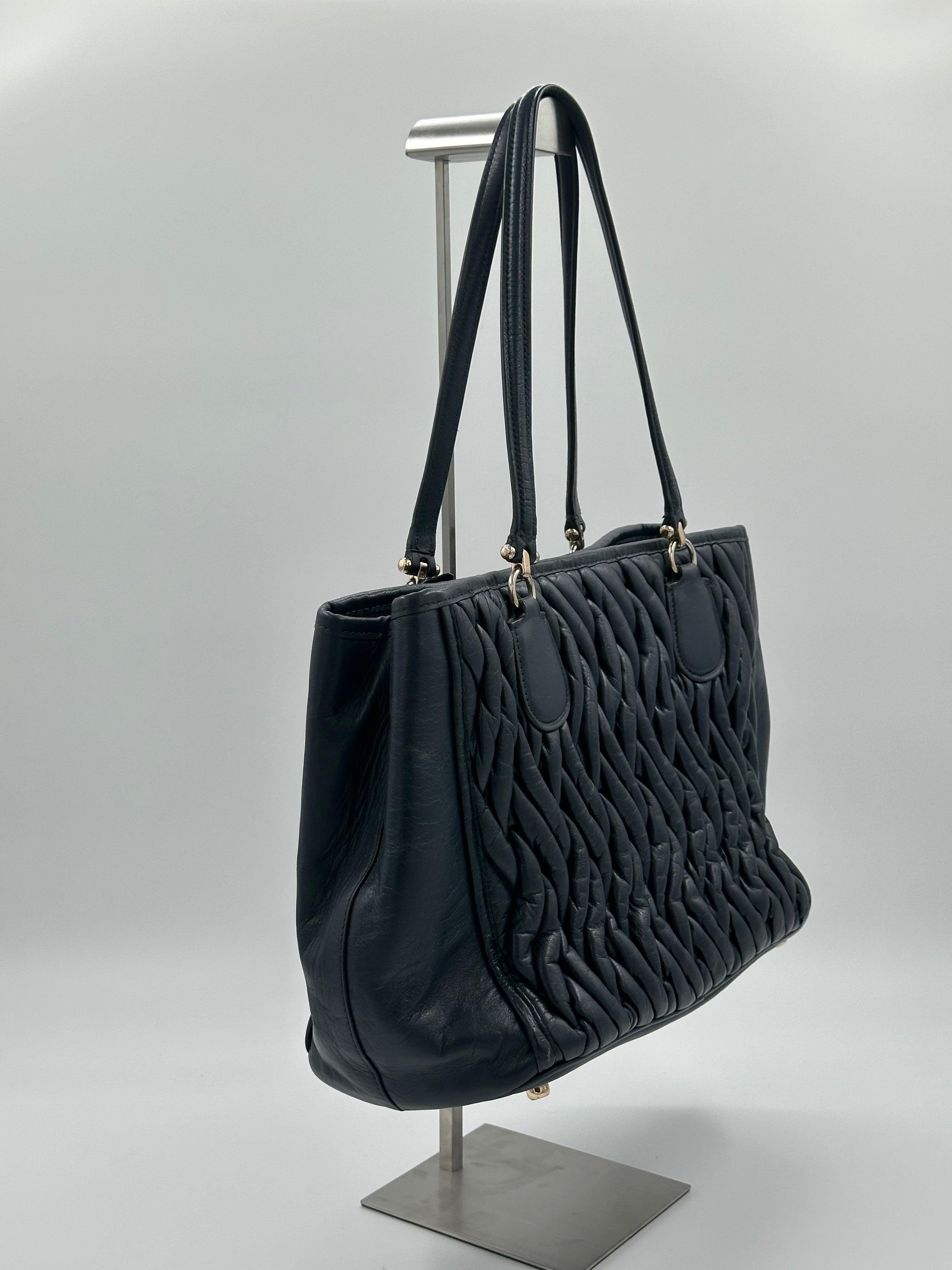 Coach Kitt Carryall in Gathered Leather Bag