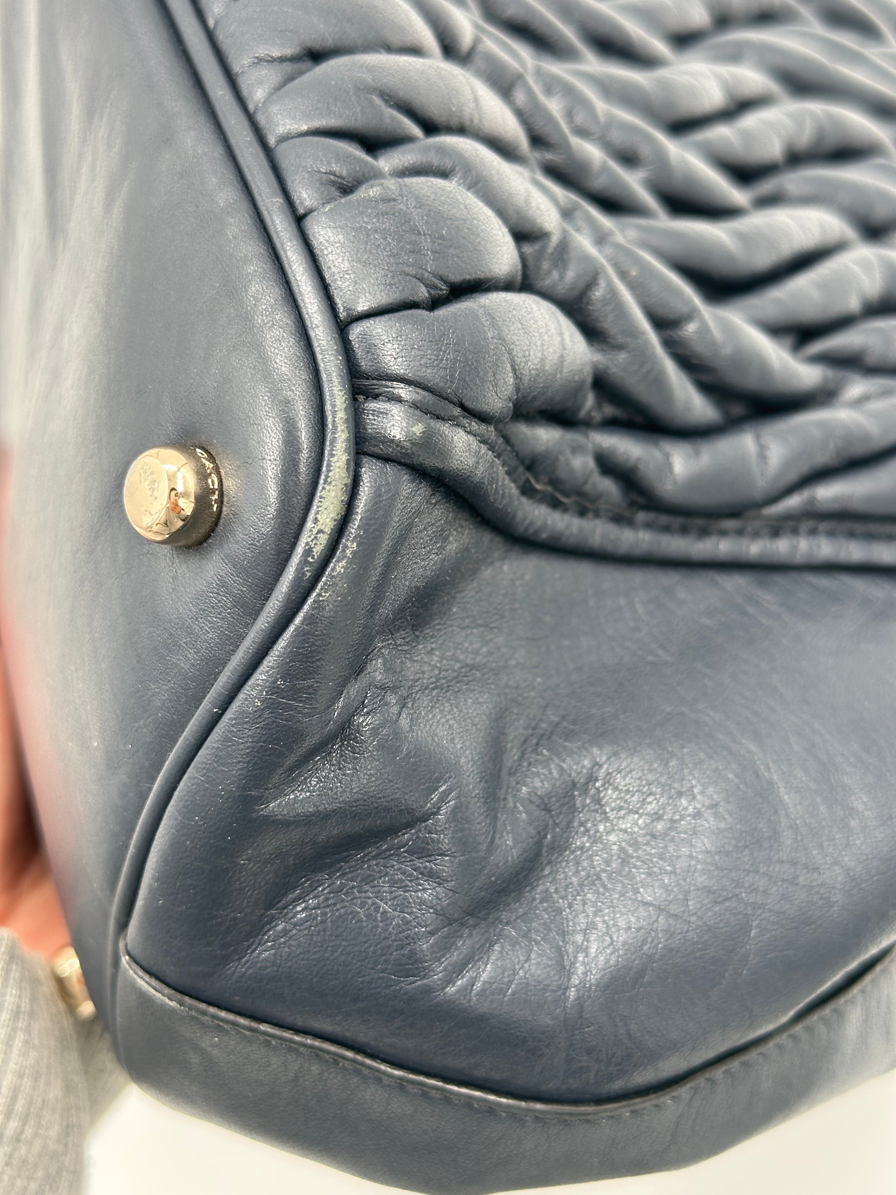 Coach Kitt Carryall in Gathered Leather Bag