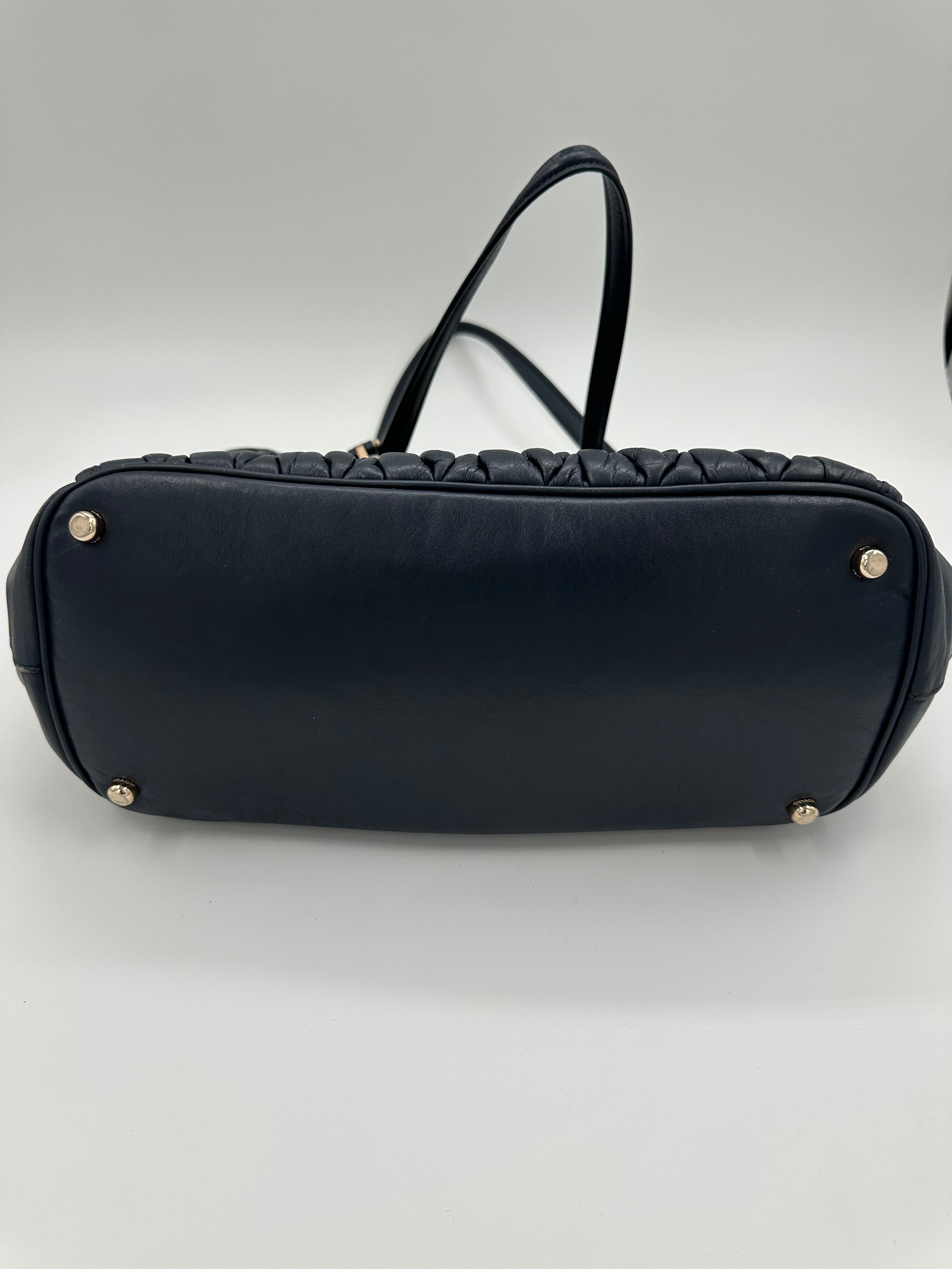 Coach Kitt Carryall in Gathered Leather Bag
