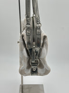 Coach Signature Stripe Satchel