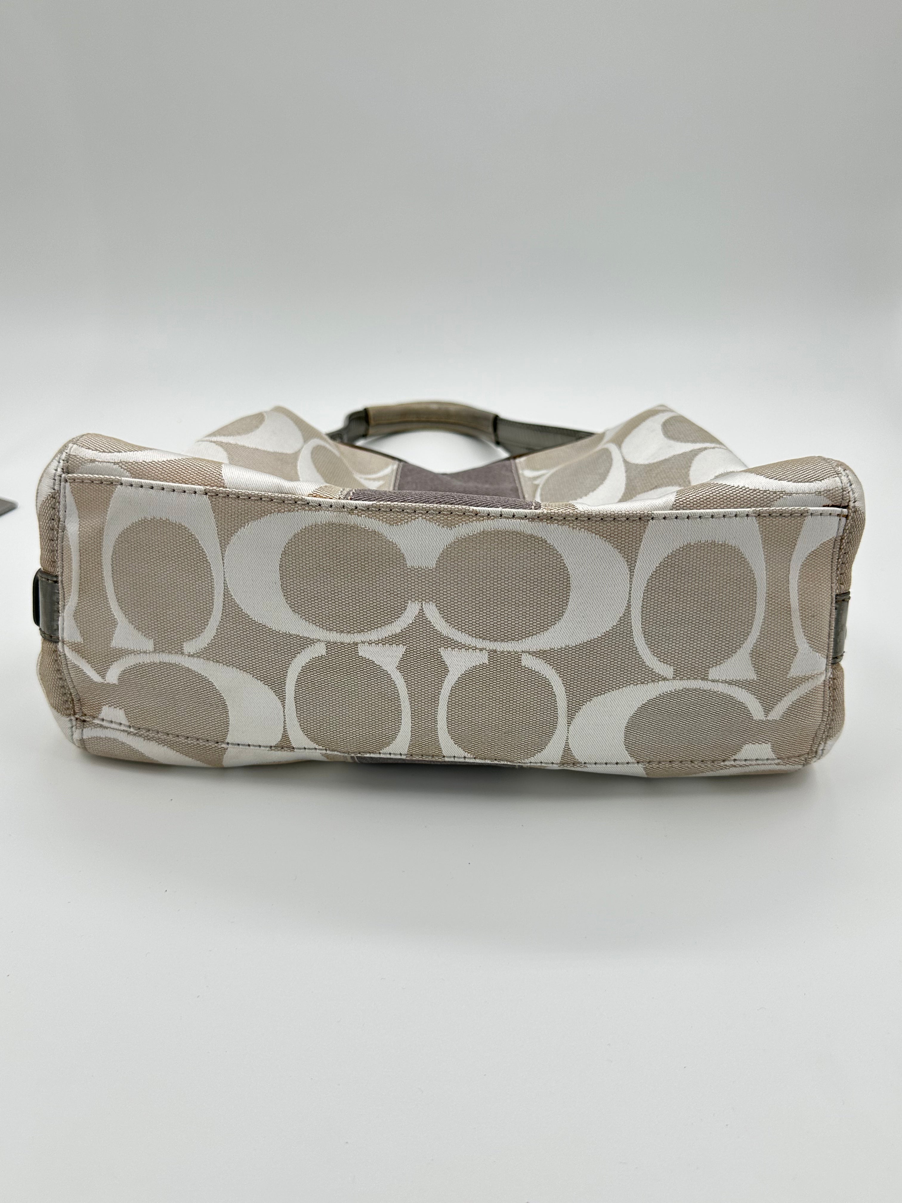 Coach Signature Stripe Satchel