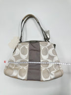 Coach Signature Stripe Satchel