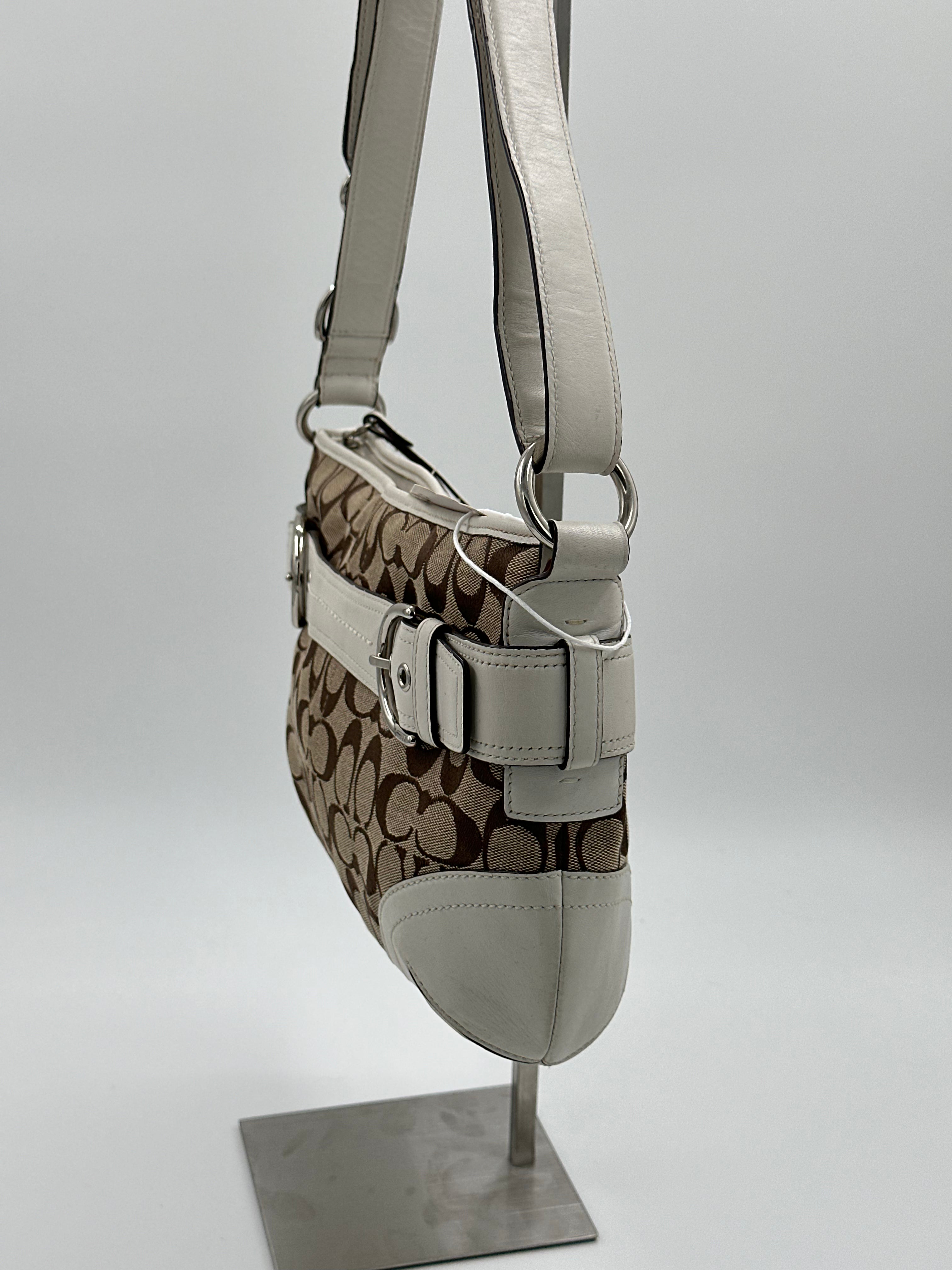 Coach Buckle Shoulder Bag