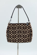 Coach Wool Shoulder Bag