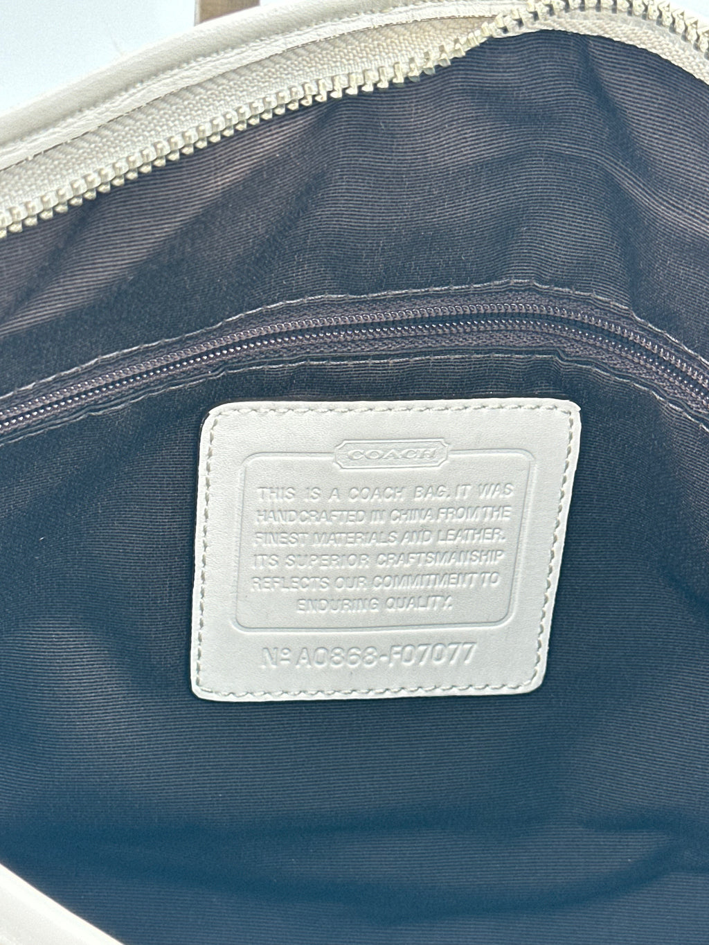 Coach Buckle Shoulder Bag