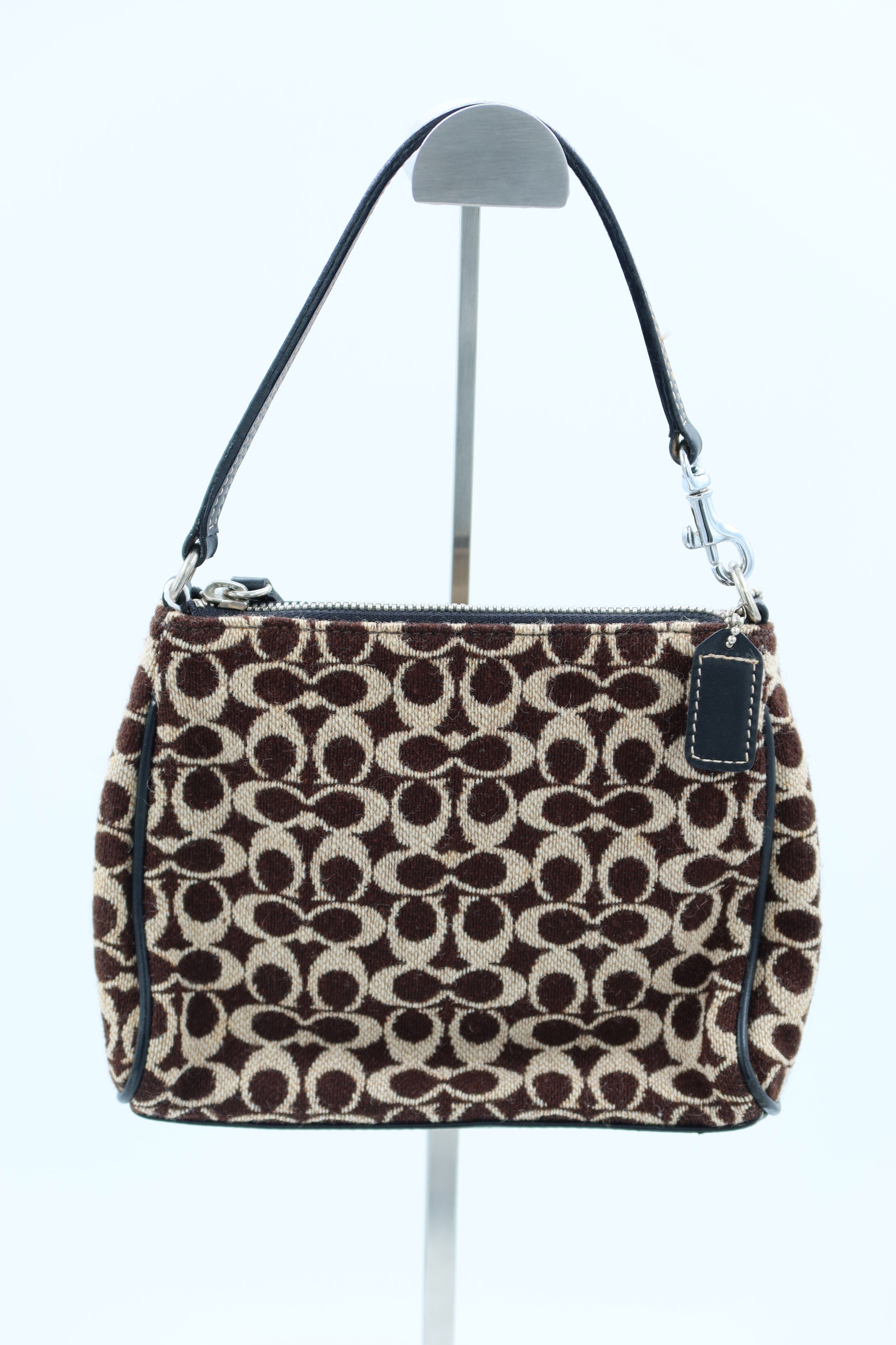 Coach Wool Shoulder Bag
