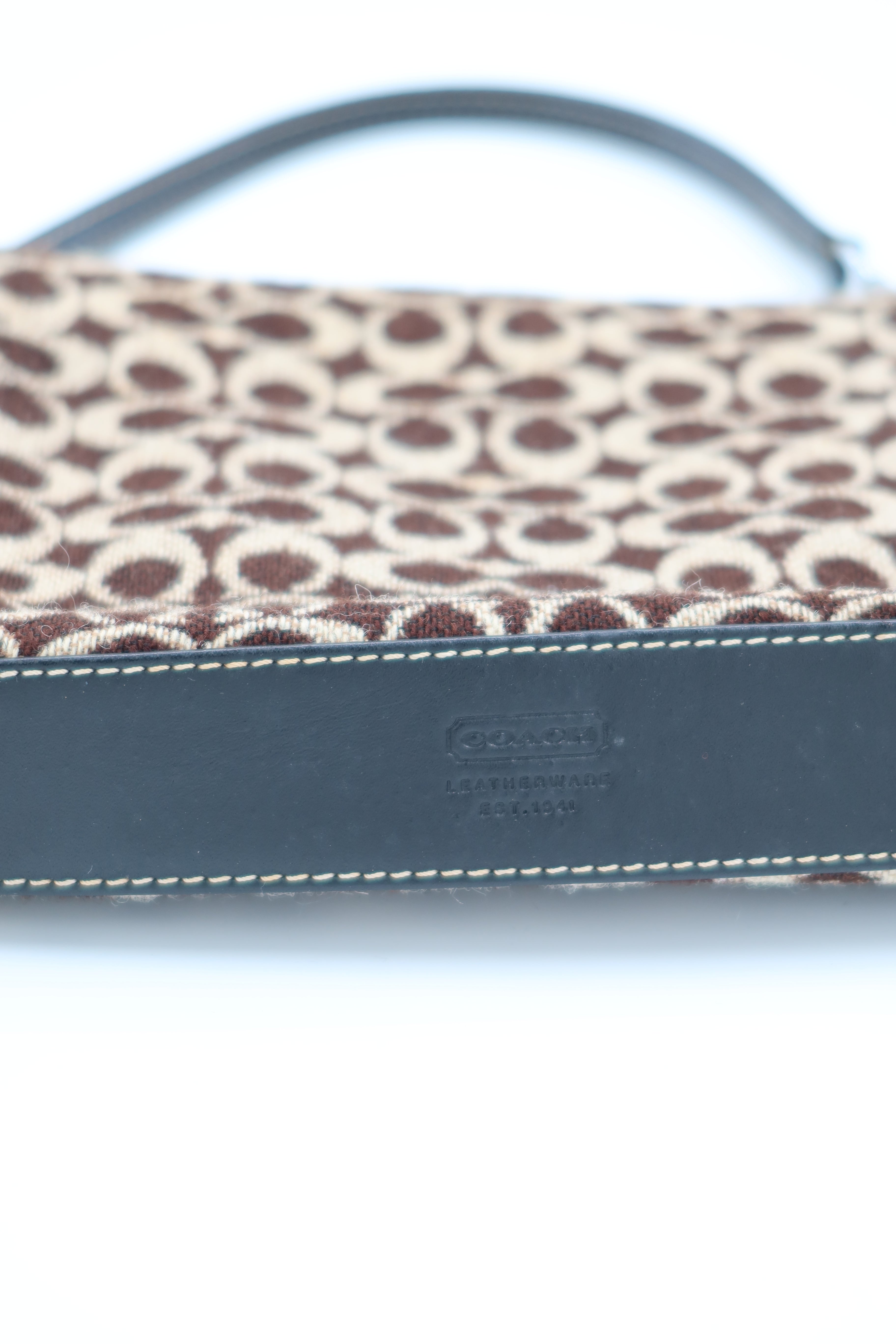 Coach Wool Shoulder Bag