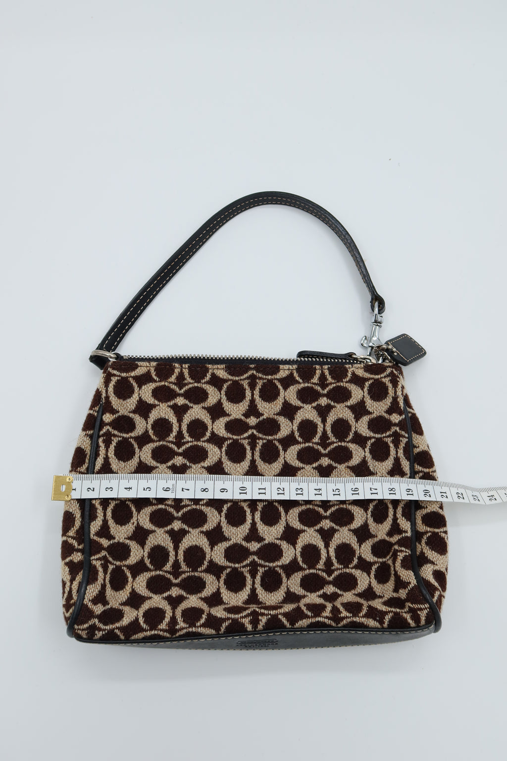 Coach Wool Shoulder Bag