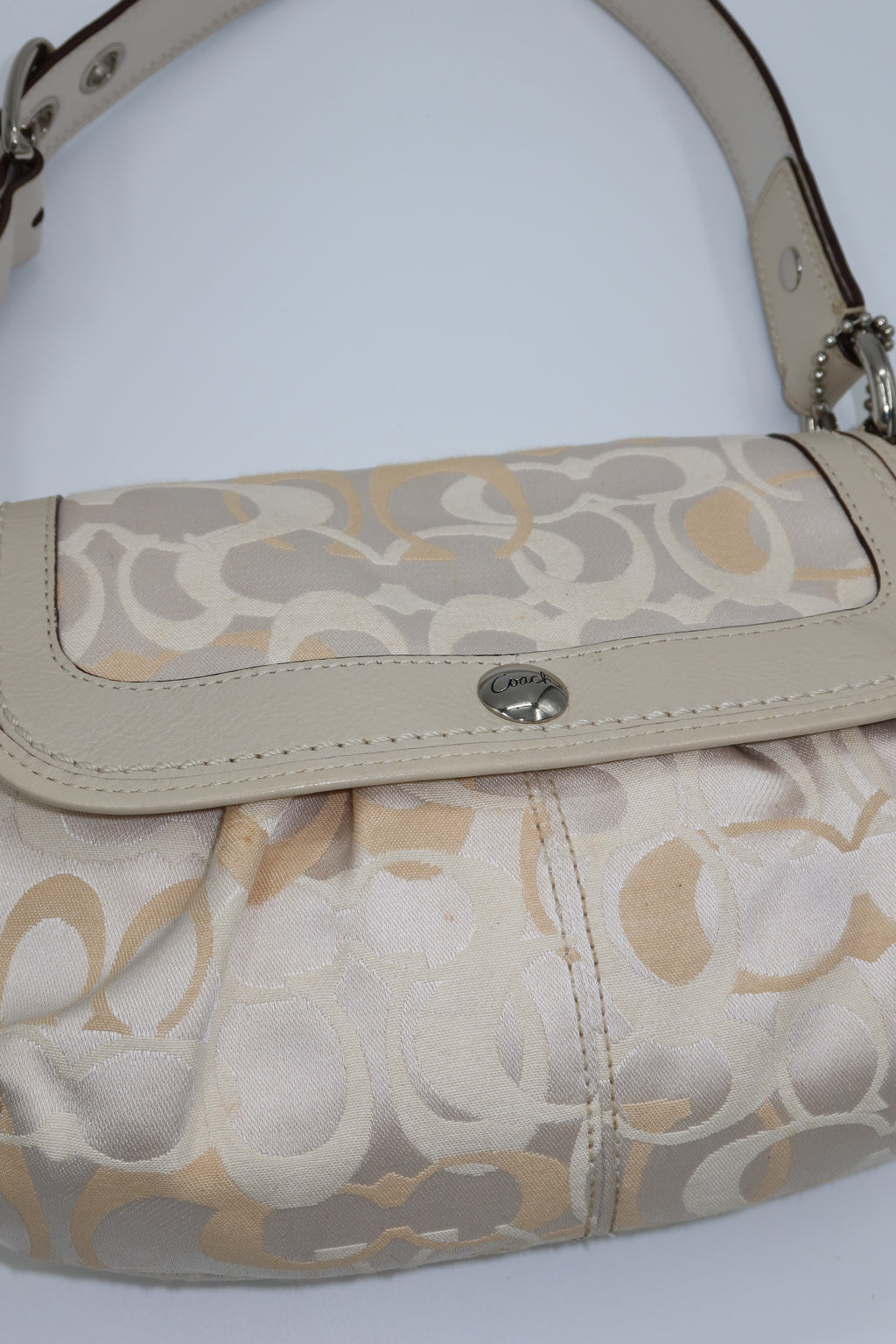 Coach Soho pleated - White