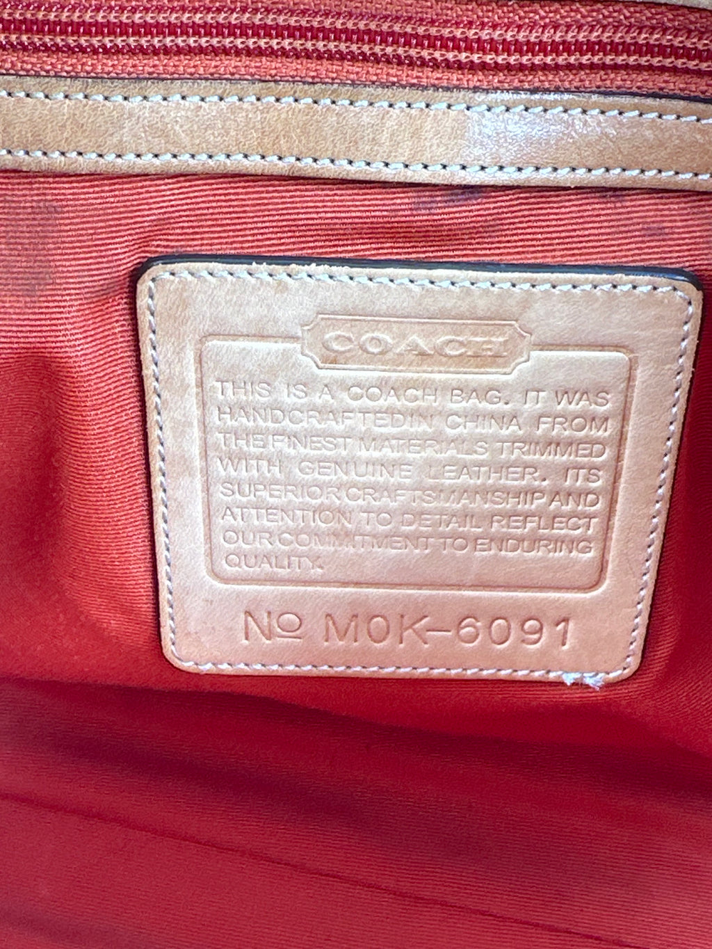 Coach signature clasp hobo bag