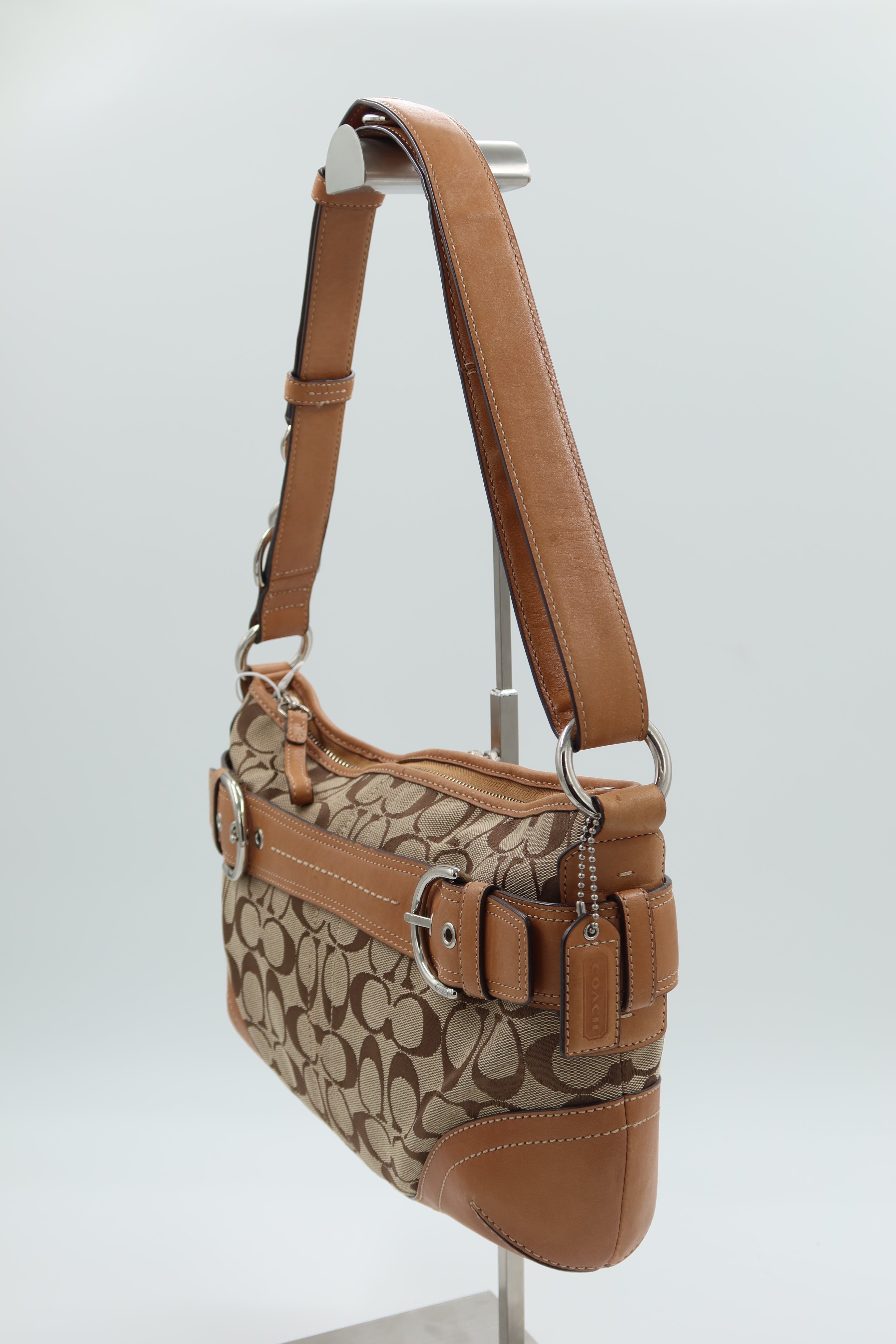 Coach Buckle Shoulder Bag