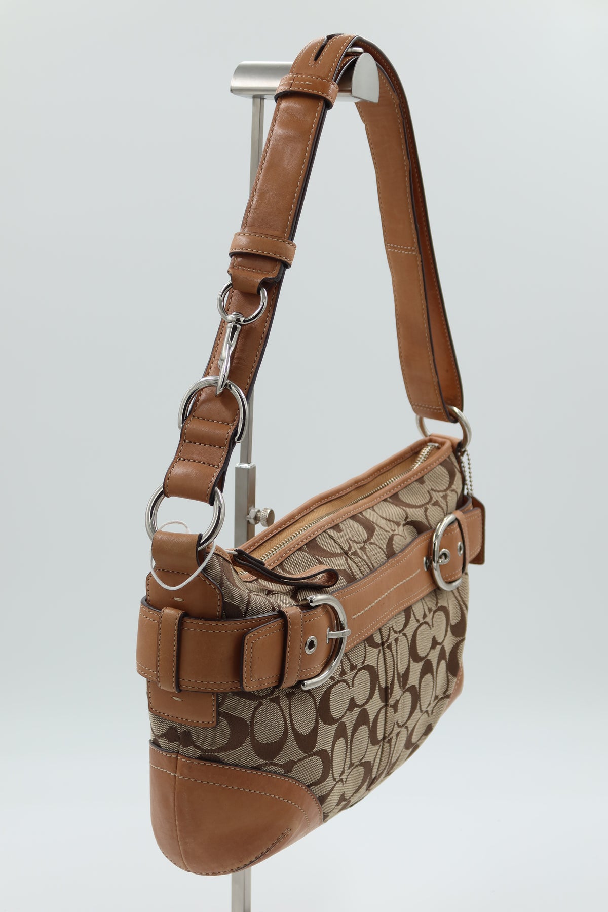 Coach Buckle Shoulder Bag