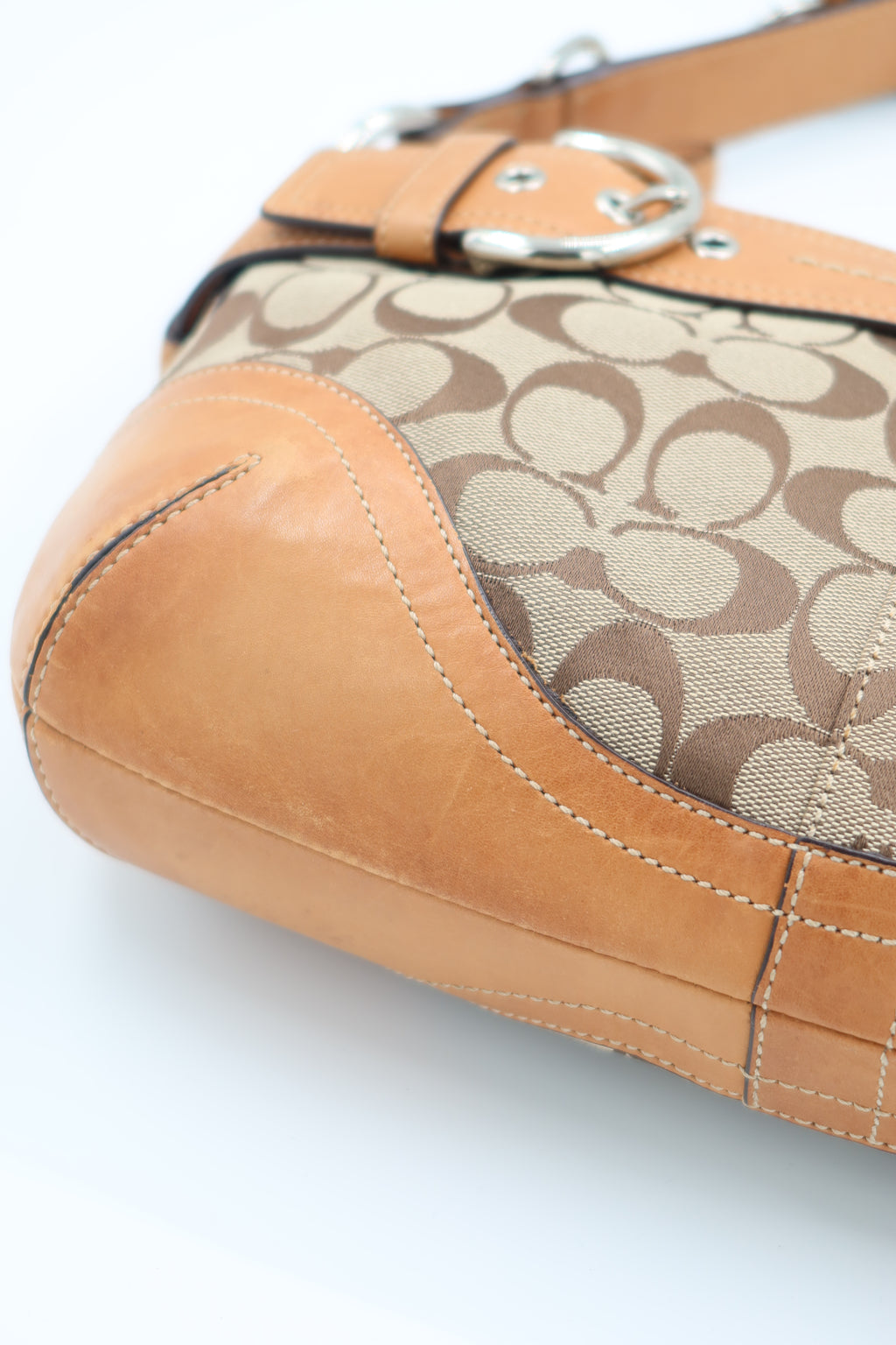 Coach Buckle Shoulder Bag