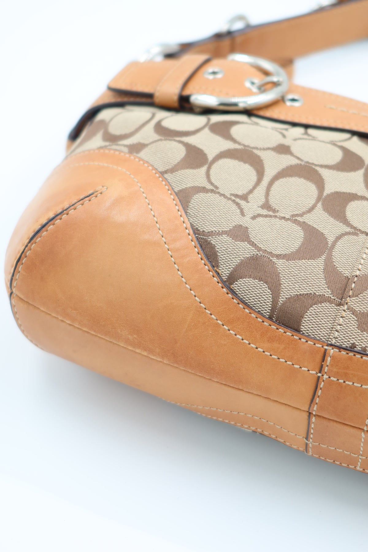 Coach Buckle Shoulder Bag