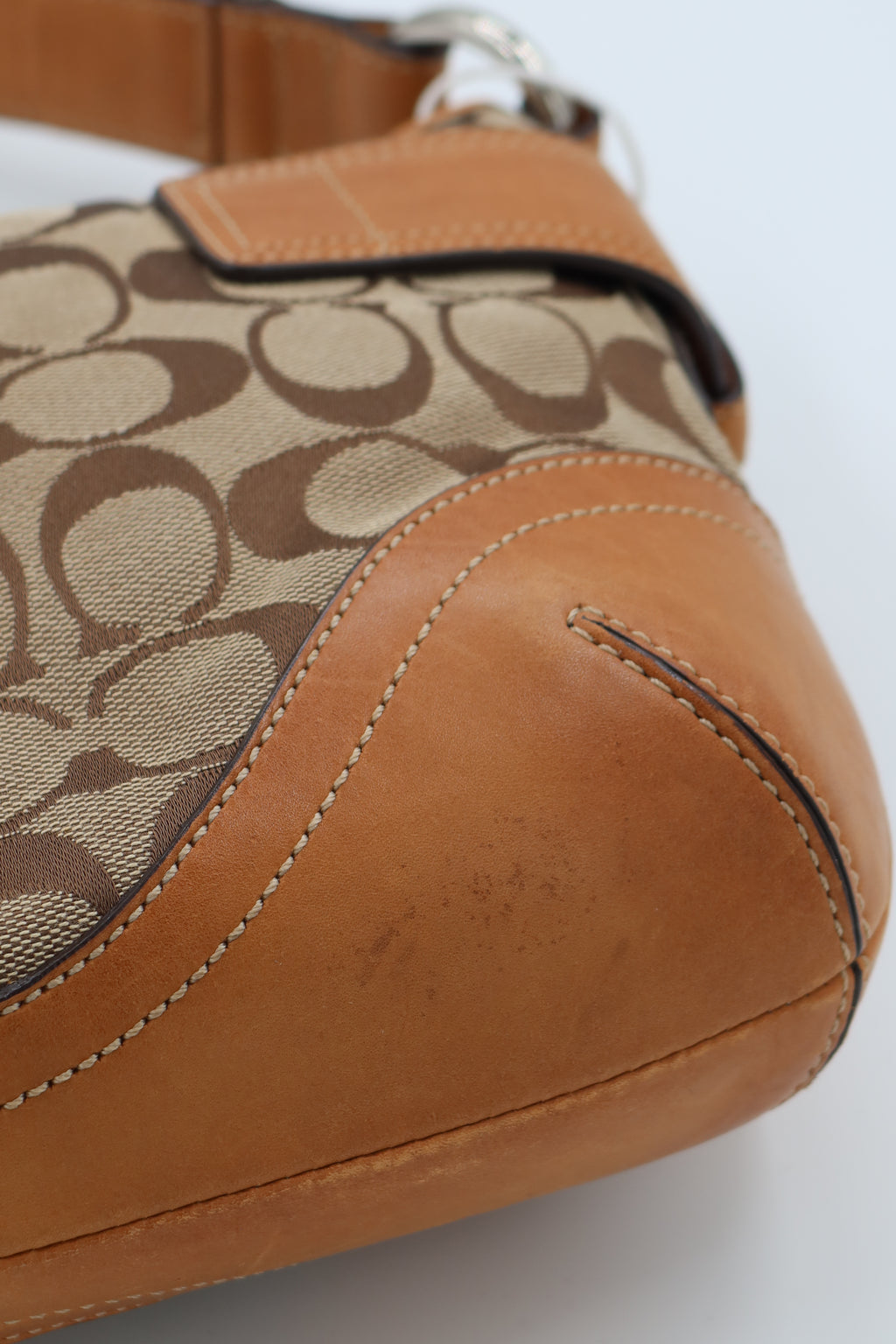 Coach Buckle Shoulder Bag
