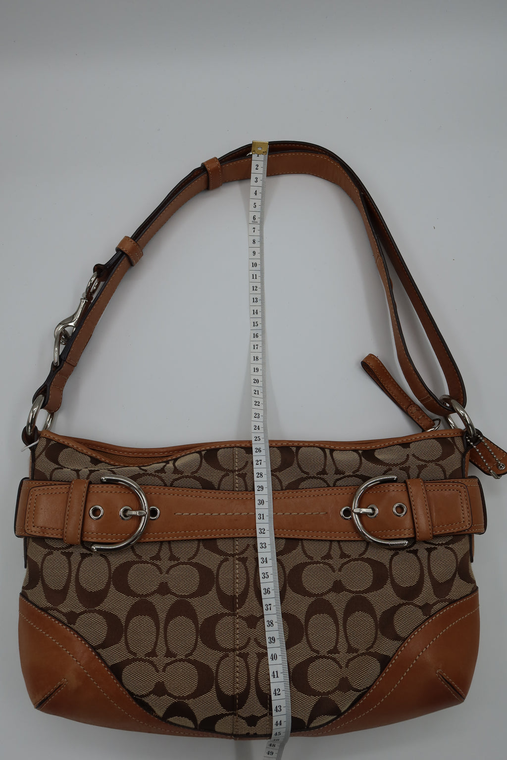 Coach Buckle Shoulder Bag