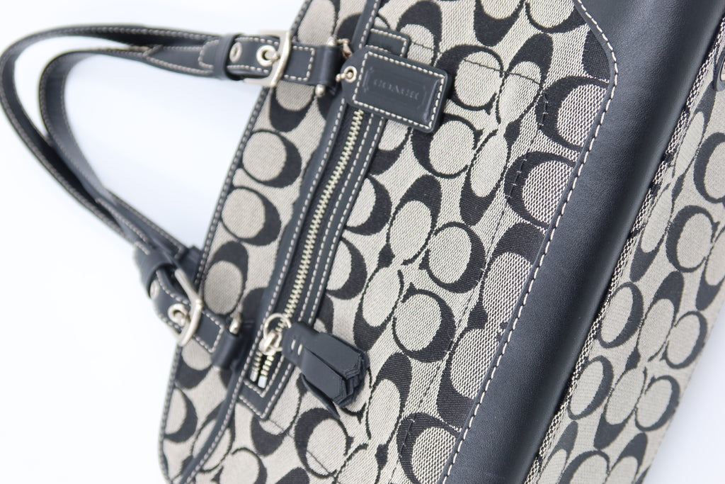 Coach Hampton Signature Satchel
