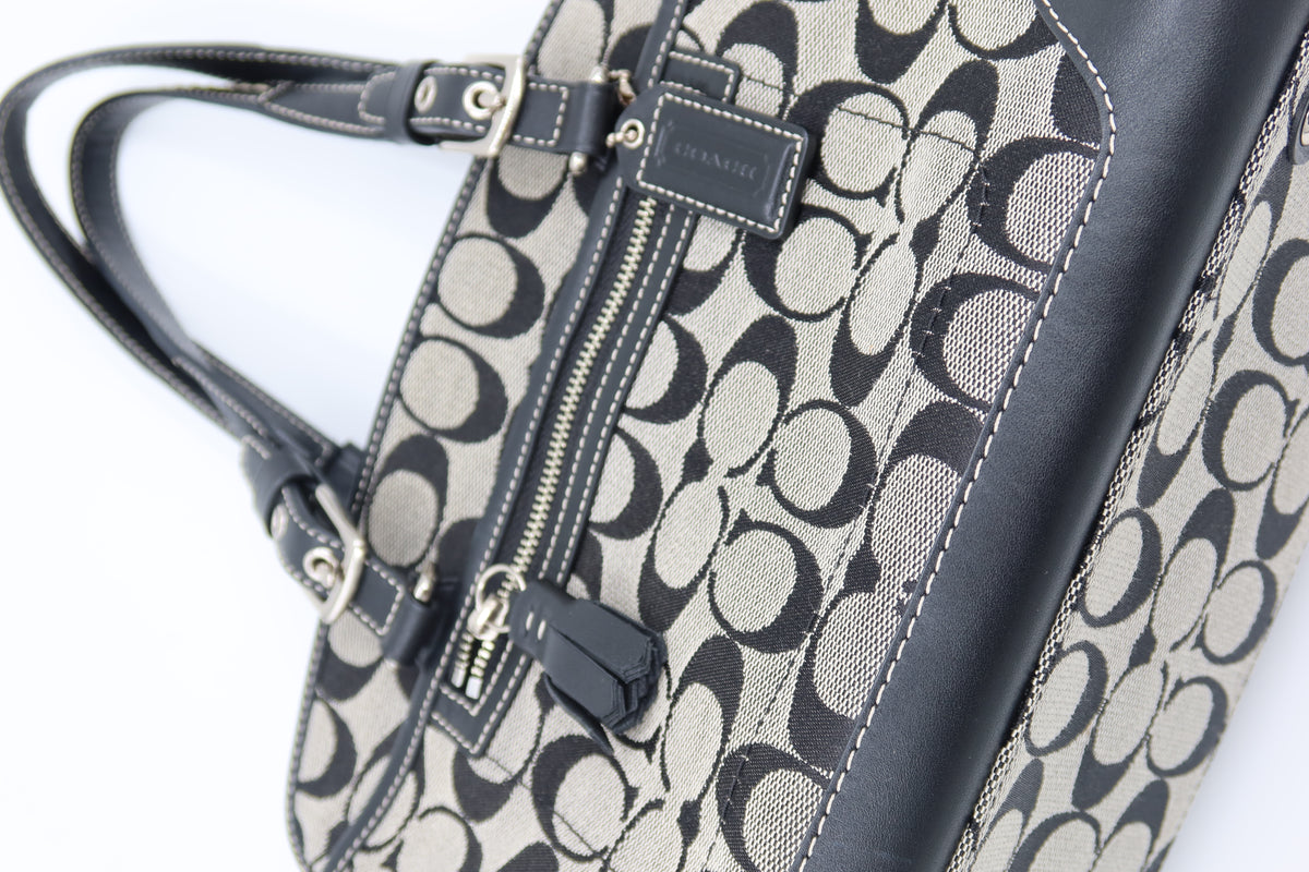 Coach Hampton Signature Satchel