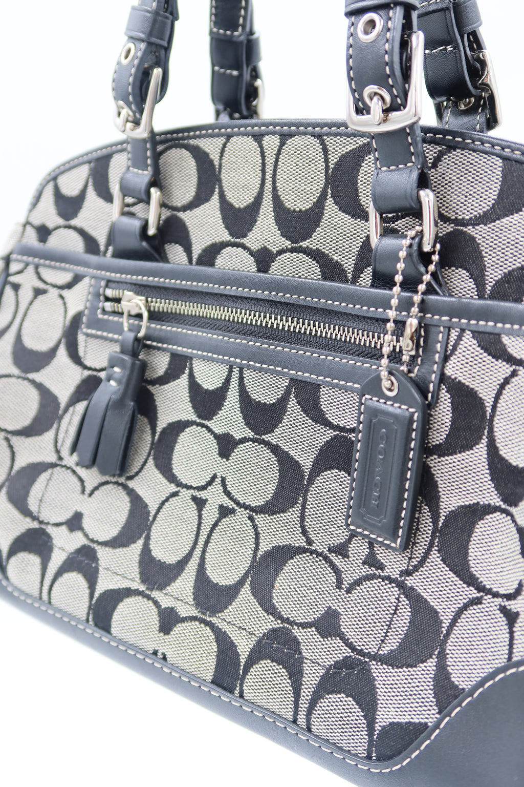 Coach Hampton Signature Satchel