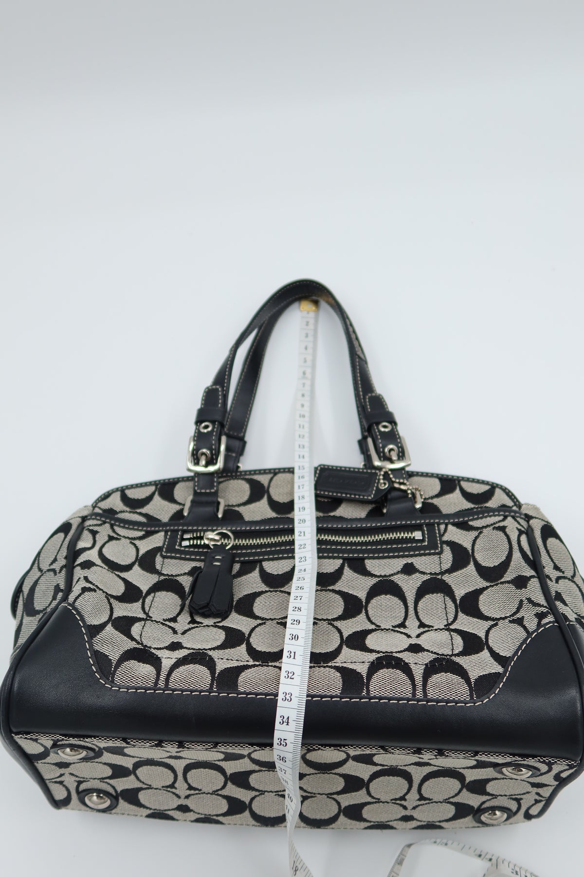Coach Hampton Signature Satchel