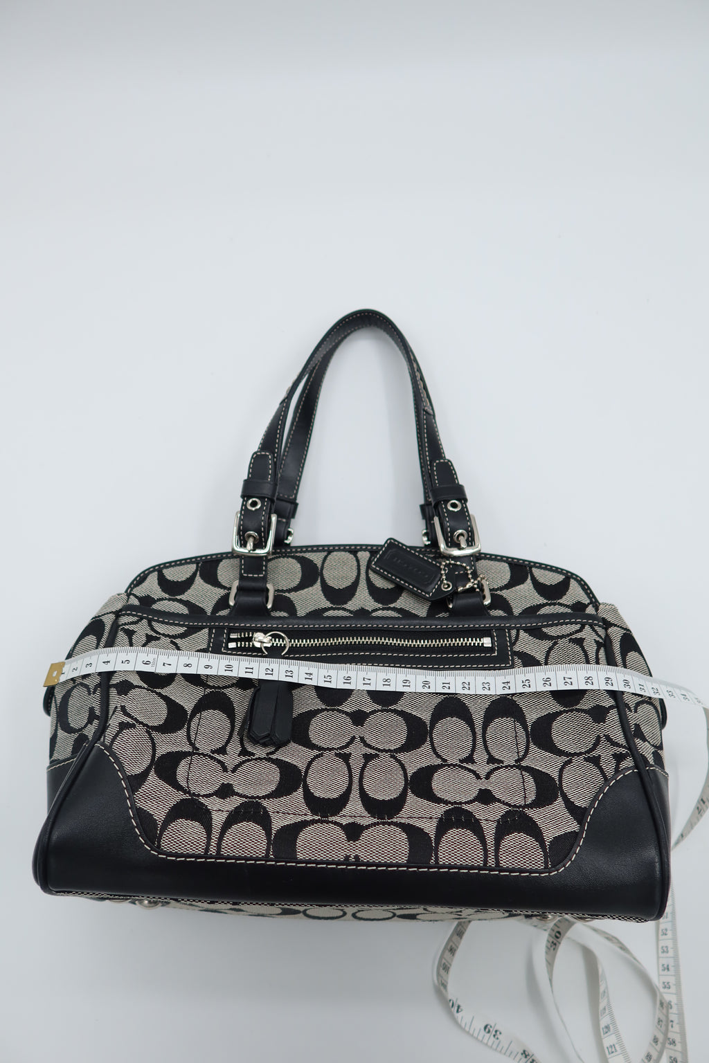 Coach Hampton Signature Satchel