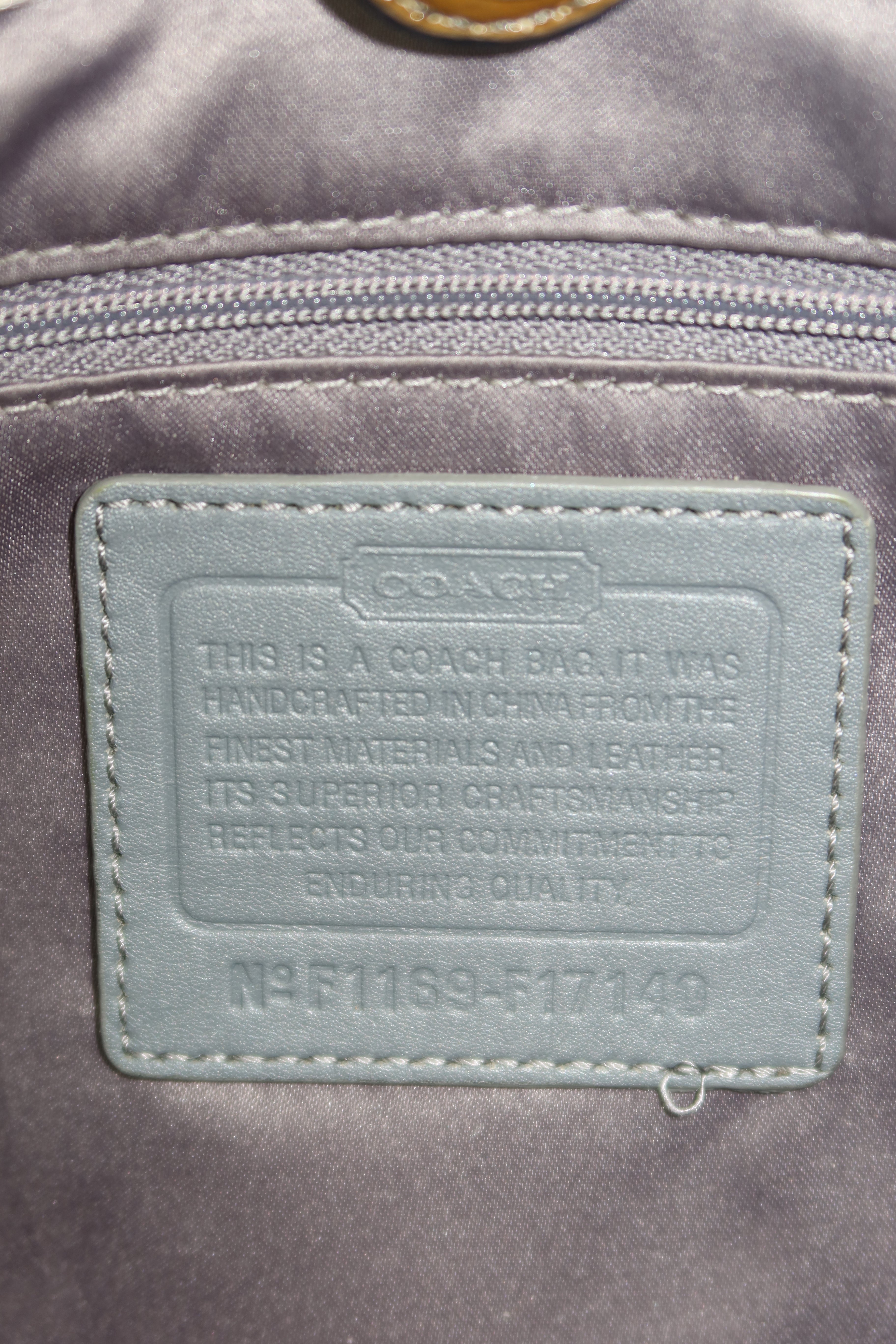 Coach Turnlock Bag
