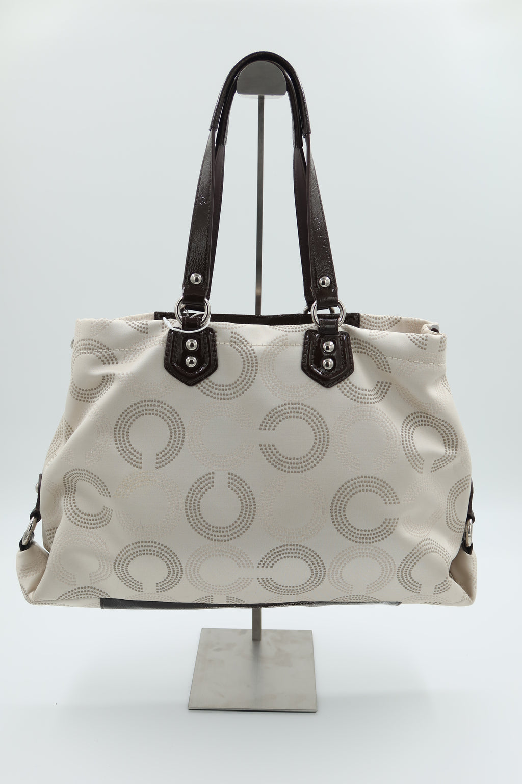 Coach Ashley Dotted Op Art Satchel