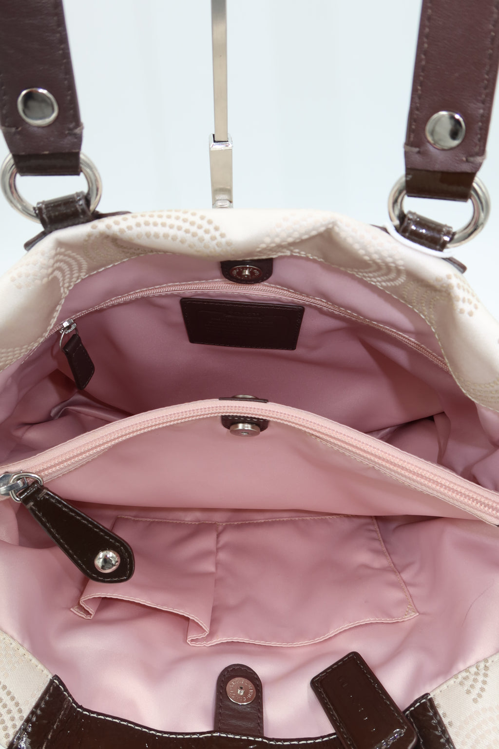 Coach Ashley Dotted Op Art Satchel