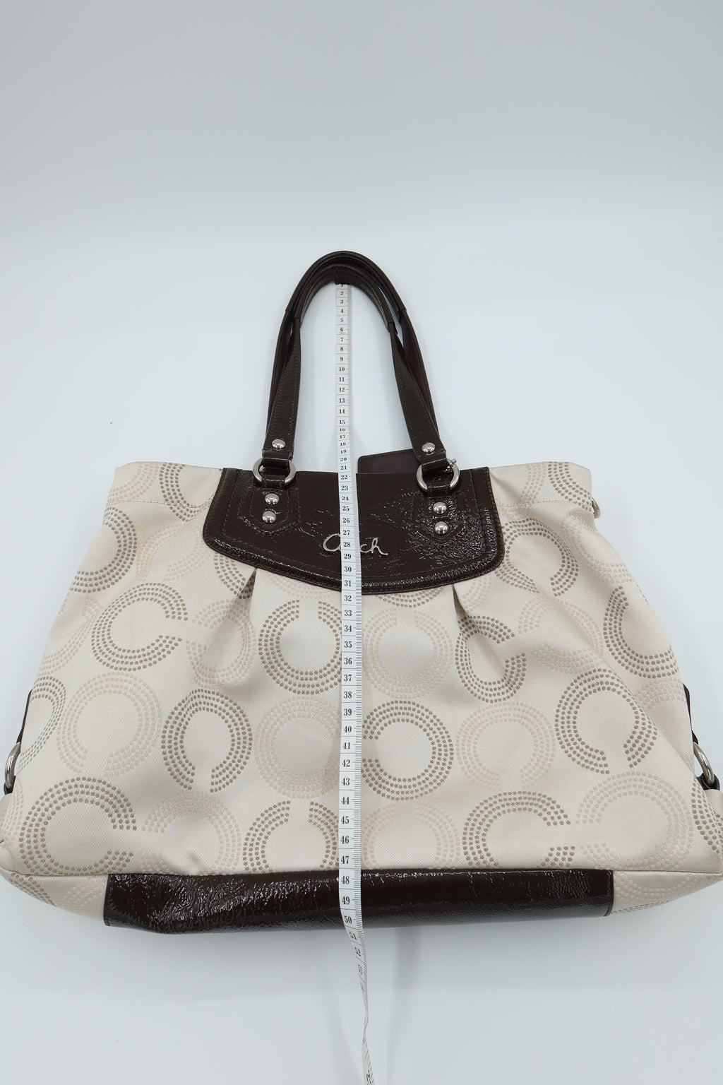 Coach Ashley Dotted Op Art Satchel